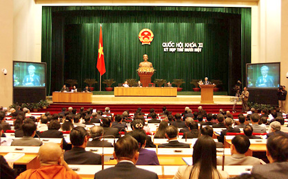 Quốc hội khai mạc kỳ họp thứ 8